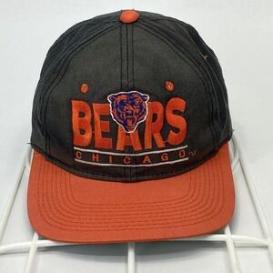 Vintage‎ Chicago Bears Drew Pearson DPM Snapback Hat Embroidered Spell Out Logo